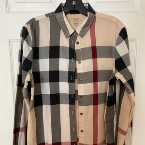 BEST OFFER WOMENS BURBERRY BUTTON DOWN SHIRT